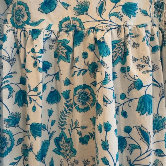 Draper James Blue and White Floral Midi Dress, Small - Picture 15 of 16